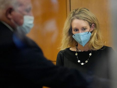 File photo: Former Theranos CEO Elizabeth Holmes walks into the federal court in San Jose for her trial. Despite the company’s collapse, more tech start-ups have followed its funding strategy.  