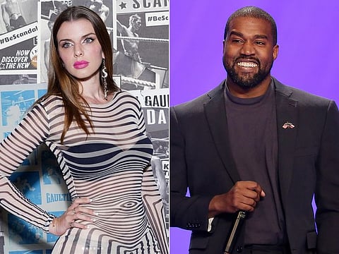 Julia Fox and Kanye West