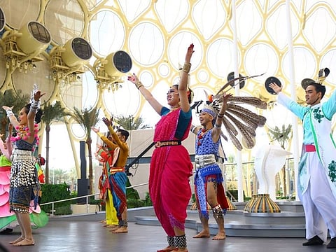 Cultural performances during Malaysia National Day celebrations at Expo 2020 Dubai