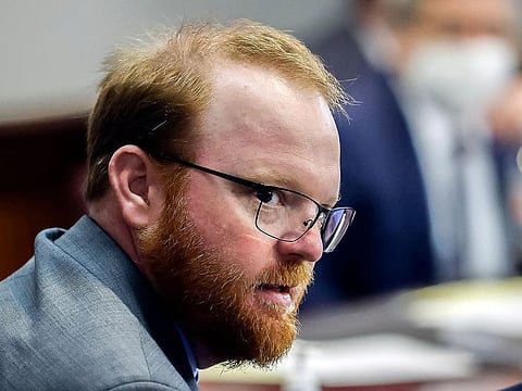 Travis McMichael, who shot and killed Ahmaud Arbery.