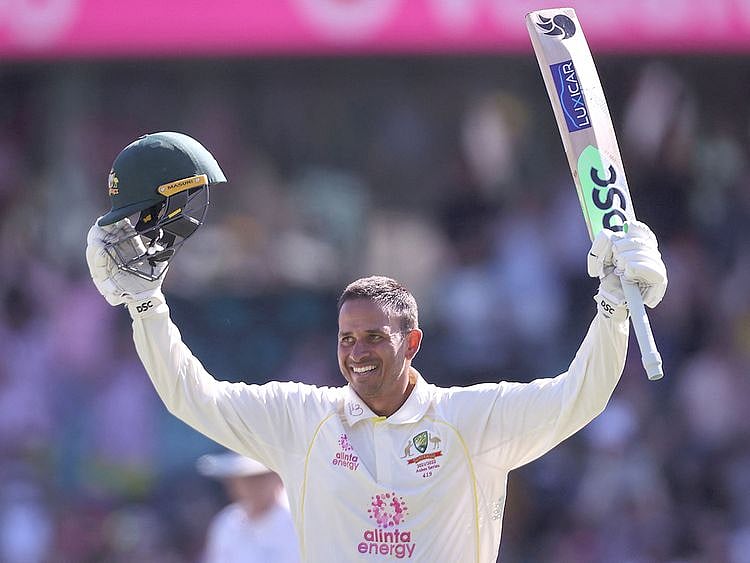 Australia's Usman Khawaja 