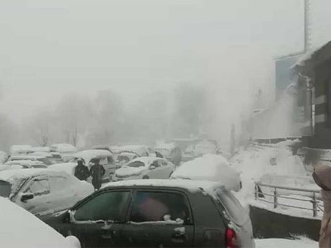  Murree, located about 50 kilometres from Islamabad, is visited by thousands of tourists every year in late December and early January as the city receives snowfall during this period.