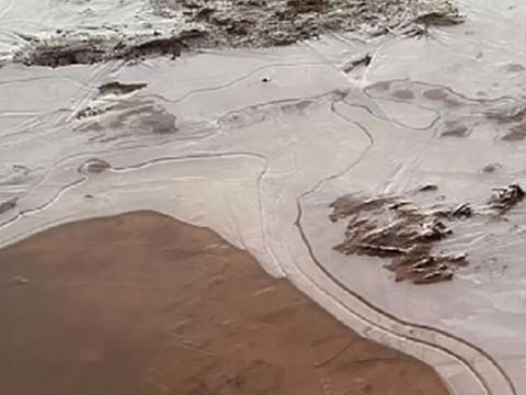 Frost in Jebel Jais on Saturday