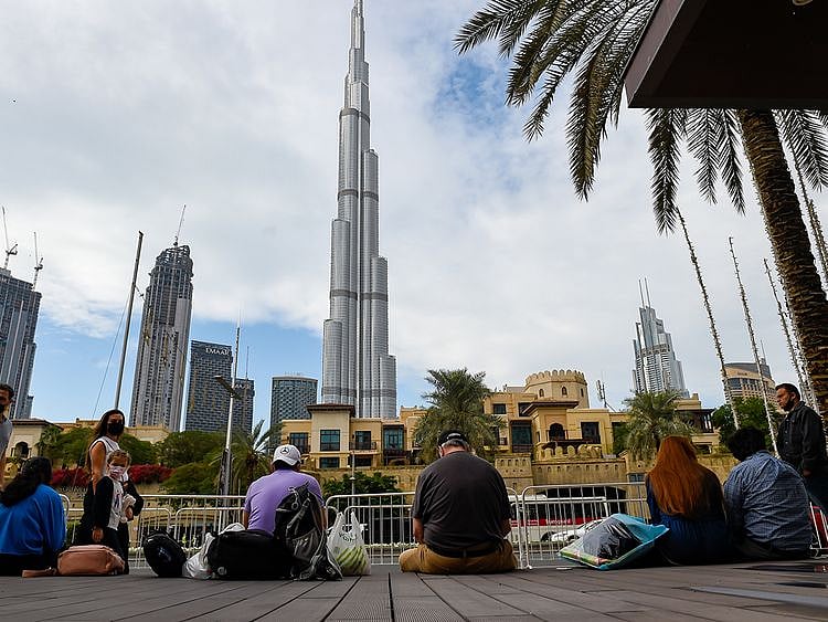  STOCK DUBAI TOURISM ECONOMY DUBAI MALL BURJ 