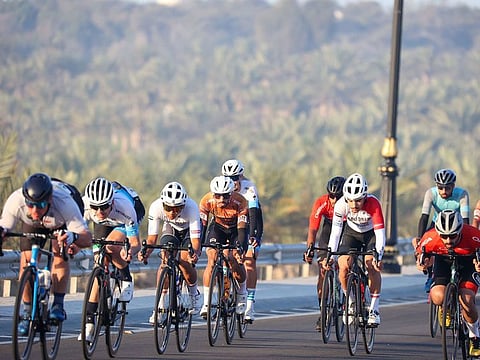 Abu Dhabi Cycling Club held the Liwa Cycling Challenge