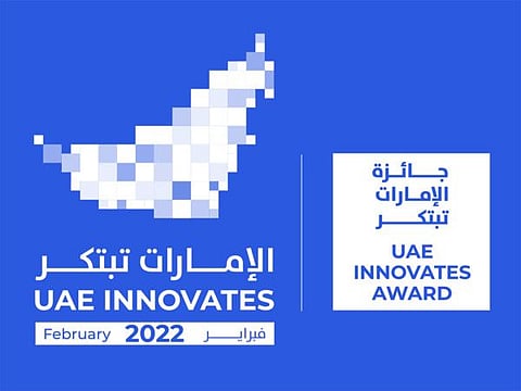 The awards programme, which includes six categories under the theme of innovation, is part of the nationwide annual UAE Innovates 2022 festival next month.