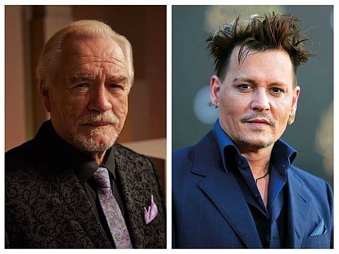 Brian Cox and Johnny Depp