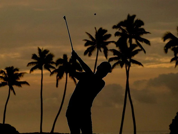Kevin Na in action at the Sony Open 