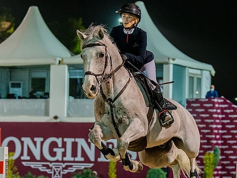 Nicola Pohl of Germany and Dakota