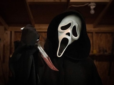 Ghostface in Paramount Pictures and Spyglass Media Group's "Scream."