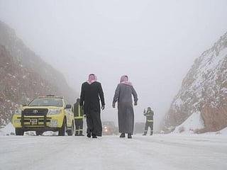 Tabuk, Al Jouf and Northern Borders may drop below zero, with strong winds spreading south by Thursday.