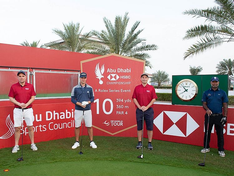 DP World Tour team captained by Italian Guido Migliozzi and comprising amateurs Max Hamilton, Tim Wickman and Jillur Rahman won the morning shotgun of the Abu Dhabi HSBC Championship Pro-Am at Yas Links