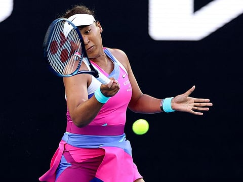 Naomi Osaka on her way to second round win against American Madison Brengle 6-0, 6-4 on Wednesday.