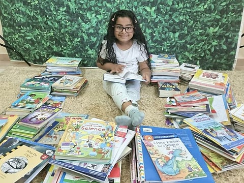 Kiara has an undying appetite for reading 