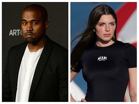 Kanye West and Julia Fox