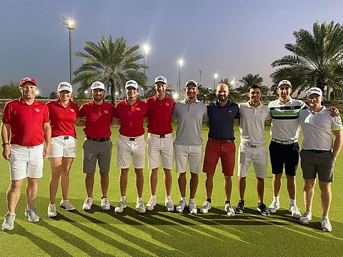 The Swiss national golf team found the pleasant weather of the UAE perfect for their winter camp in Al Ain.