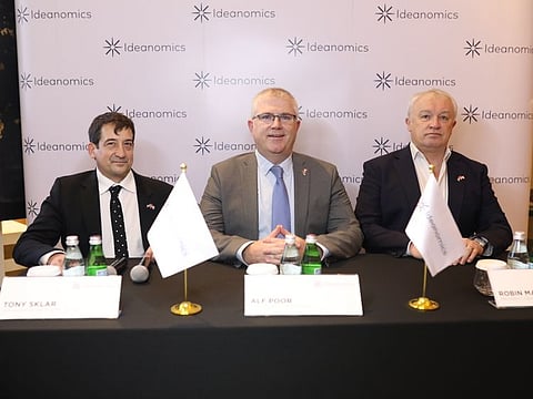 From left: Tony Sklar, SVP, Investor Relations; Alf Poor, Chief Executive Officer and Robin Mackie, President, Ideanomics Mobility