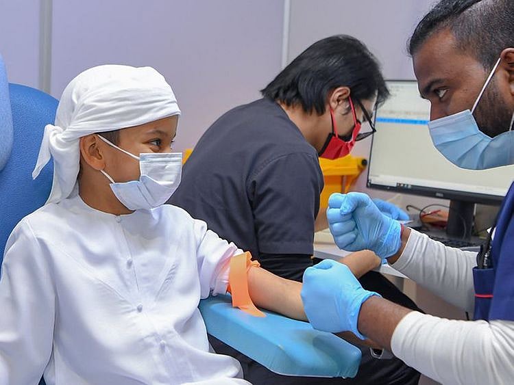 COVID-19 vaccine for children Abu Dhabi