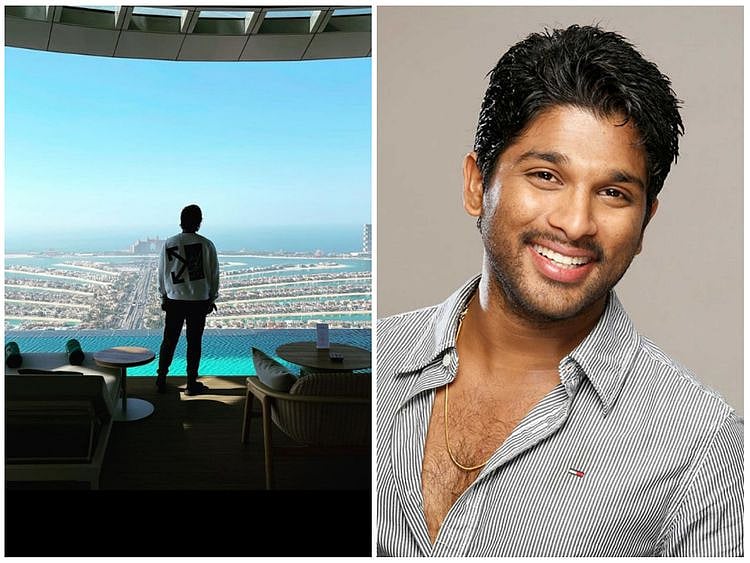 South Indian star Allu Arjun has been on vacation in Dubai