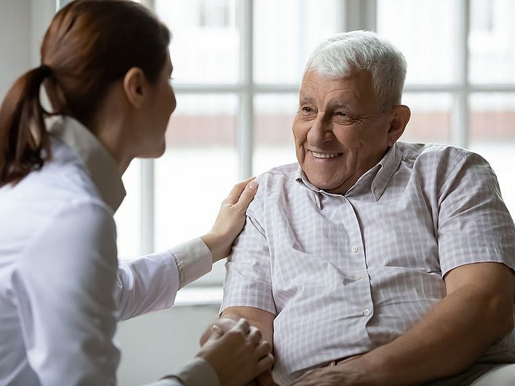 STOCK OLD COUPLE MEN