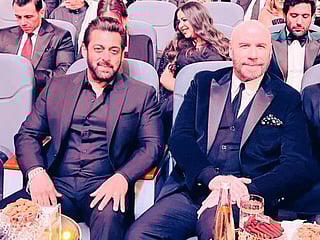 Salman Khan hangs out with John Travolta in Saudi Arabia, honoured at Joy Awards 2022