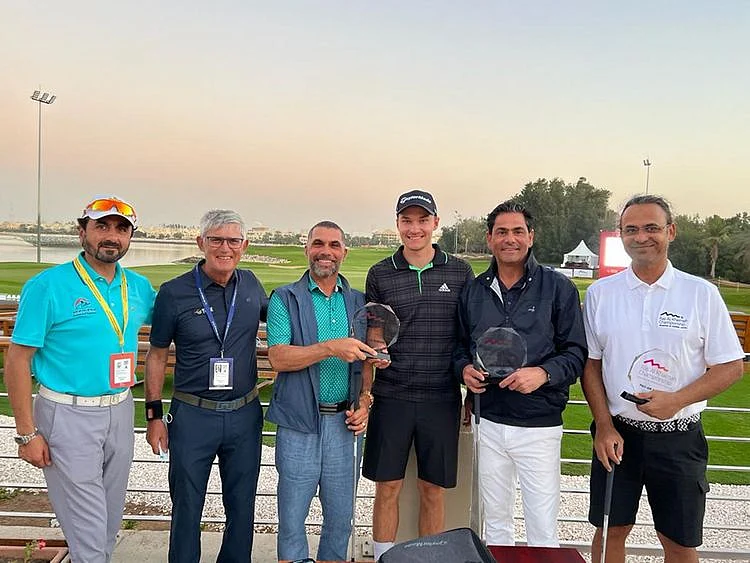 RAK golf - Pro Am winners