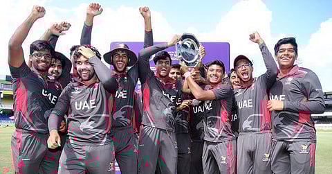 The UAE Under-19 team's victory in the Plate final will boost the senior team's confidence as they ta 