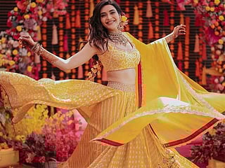 Indian TV star Karishma Tanna kicks starts wedding festivities:  See Mehendi ceremony photos