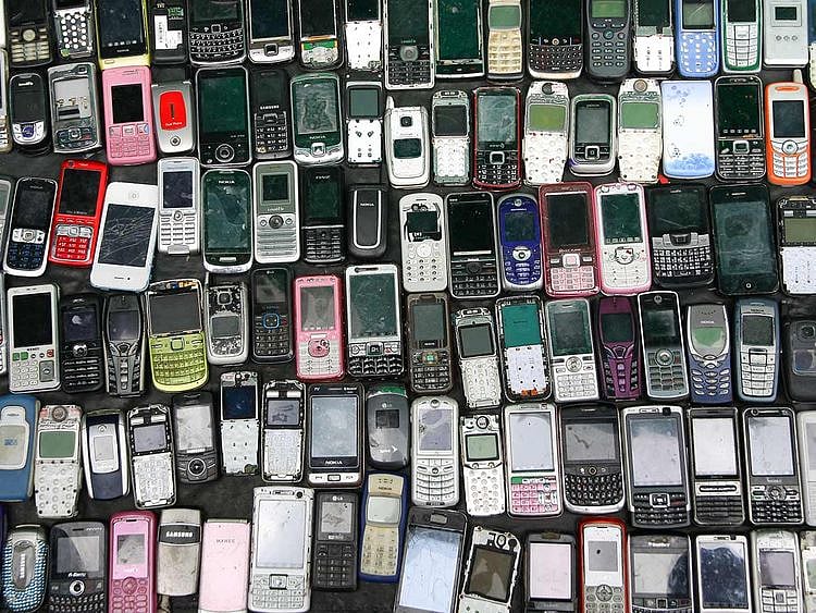 Old mobile phones