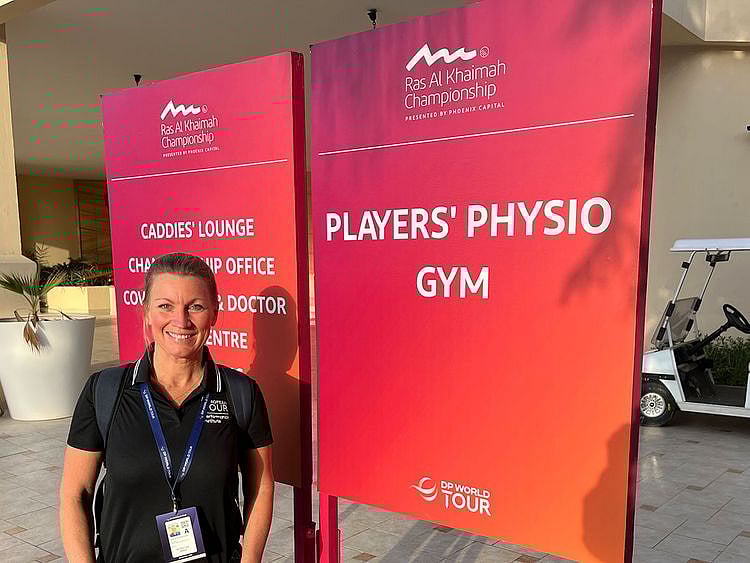 Anna Zickerman at the Ras Al Khaimah Championship this week
