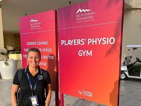 Anna Zickerman at the Ras Al Khaimah Championship this week