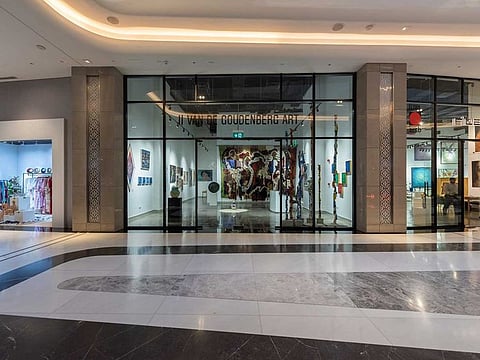 The artworks are on display at Van De Goudenberg Art Gallery in Dubai International Financial Centre.