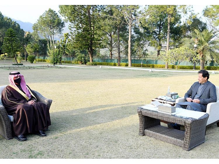 Saudi Interior Minister Prince Abdulaziz bin Naif bin Abdulaziz visited Islamabad on Monday where he met Pakistan’s Prime Minister Imran Khan and reaffirmed close ties between Pakistan and Saudi Arabia.