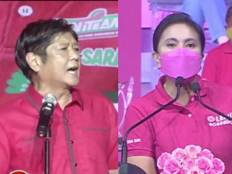 BBM Marcos and Leni Robredo