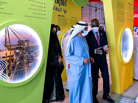 His Highness Sheikh Mohammed bin Rashid Al Maktoum, Vice-President and Prime Minister of the UAE and Ruler of Dubai, today met Carlos Agostinho do Rosário, the Prime Minister of Mozambique, at the country’s pavilion in Expo 2020 Dubai.  