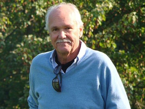 Peter Harradine, the creator of Al Hamra Golf Club, is hopeful of a string of good scores again this weekend.
