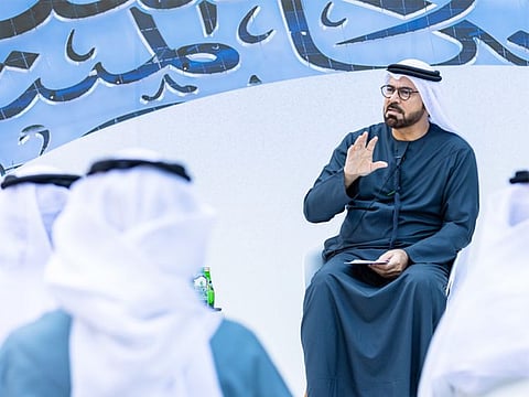 File photo of Mohammad bin Abdullah Al Gergawi, Minister of Cabinet Affairs