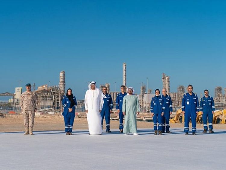 Sheikh Hamdan bin Zayed witnesses ground-breaking ceremony of Dh22 billion Borouge 4 plant in Ruwais 