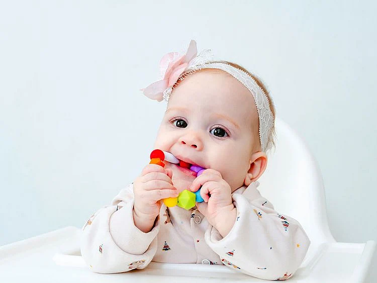 Teething baby