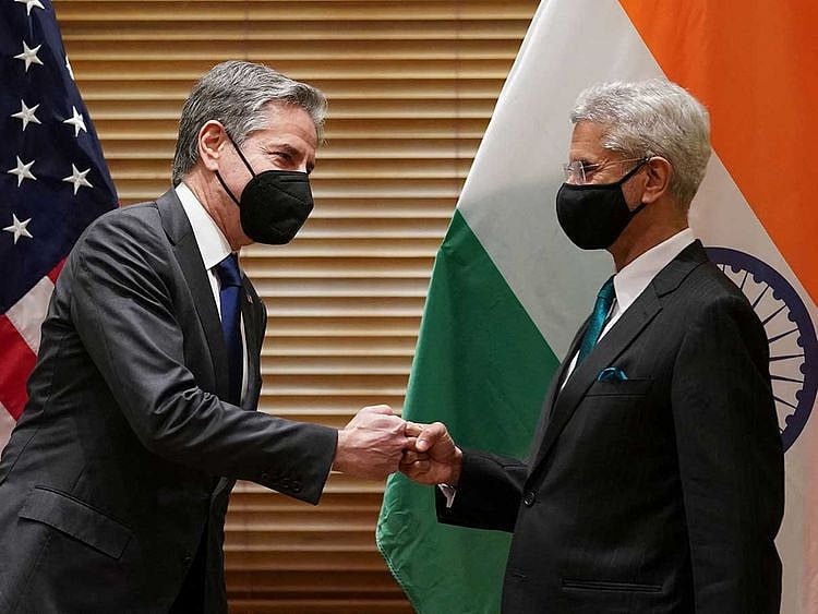 US Secretary of State Antony Blinken  Indian Foreign Minister Subrahmanyam Jaishankar