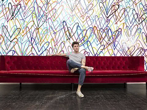 James recently visited the UAE for an art project. 
