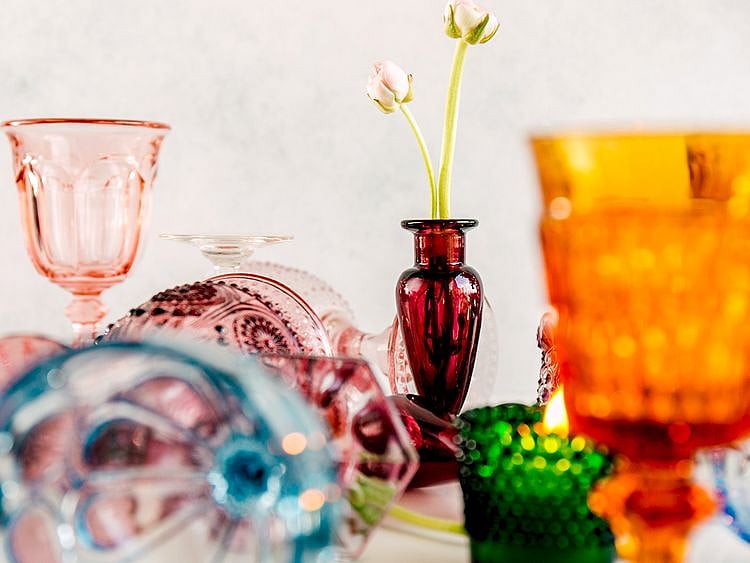 depression glassware stock 
