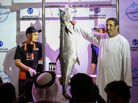 File photo of 'The Biggest Catch' at Waterfront Market in Dubai
