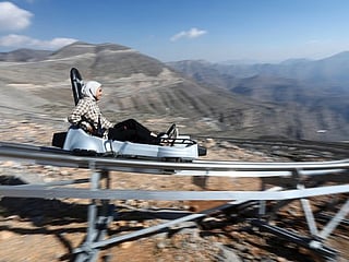 Look: Ras Al Khaimah’s latest attraction, Jais sledder
