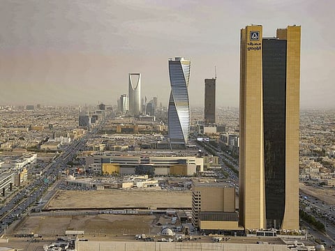 Riyadh skyline.