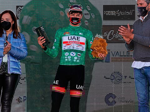 Covi capped off a great week which saw him clinch a stage victory and wear the leaders yellow jersey.