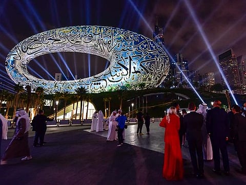 Look: Dubai's landmark Museum of the Future opens with a message of hope