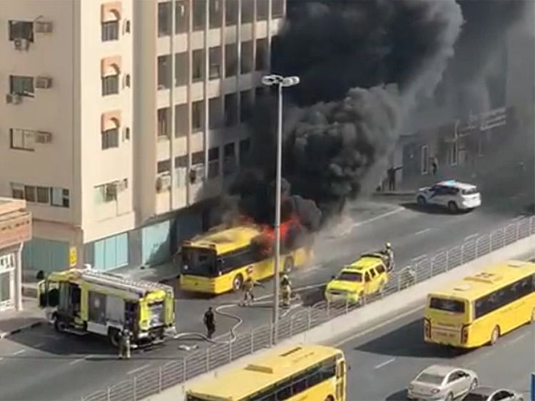 bus fire