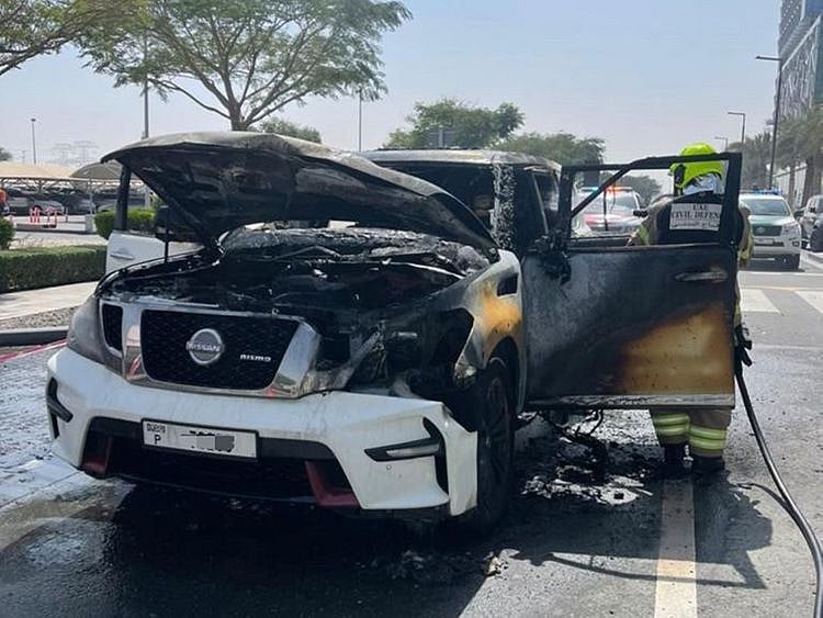 Car fire 
