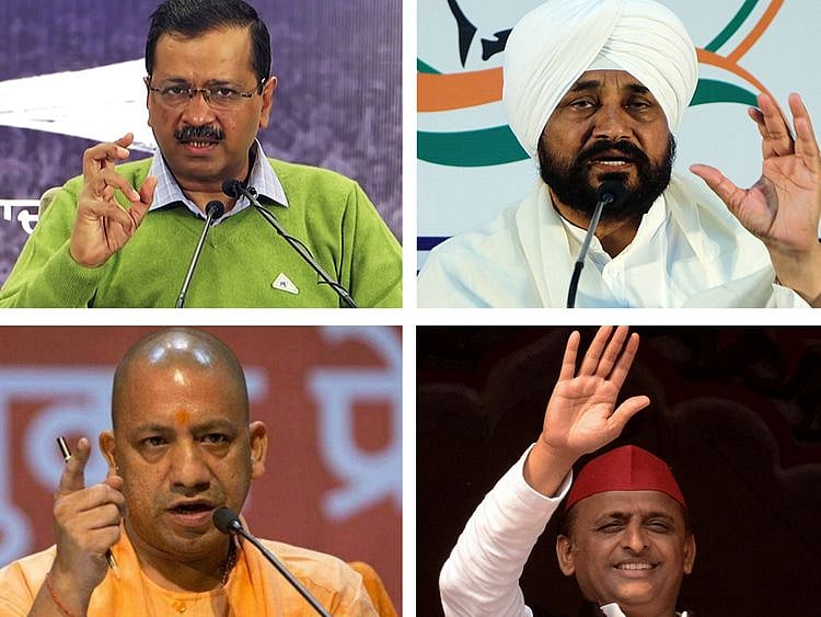 INDIA ELECTION ARVIND CHANNI YOGI AKHILESH